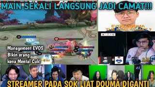 DOUMA LANGSUNG DIGANTI!! MANAGEMENT EVOS BIKIN KENA MENTAL - REAKSI STREAMER