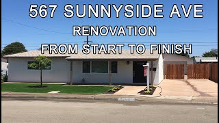 567 Sunnyside Renovation from Start to Finish