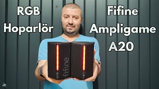 IŞIKLI MIŞIKLI RGB HOPARLÖR Fifine Ampligame A20 İncelemesi