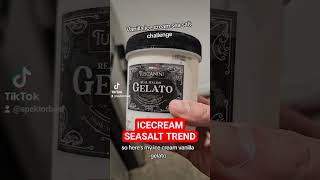 occultist tires famous tiktok trend #funny #icecreamchallenge #seasalt #icecreamseasalt