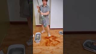 This mop is really absorbent. Click on the avatar...#viralvideo #youtubeshorts