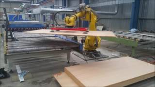 Board handling robot