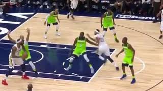 COUSINS COMPLETES LOB PASS ANTHONY DAVIS FOR DUNK  HIGHLIGHT