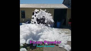 Foam Cannons throw foam at a foam party