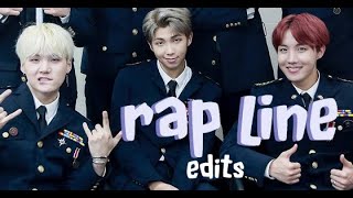 rap line 🔊 edits