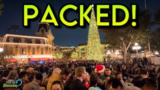 Disneyland Candlelight Crowd Madness! Rides, Food & More!