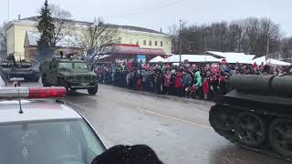 Парад победы, посвящённый 75 годовщине освобождения Великого Новгорода!