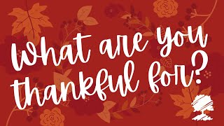 Rockwood Students Share What They're Thankful For