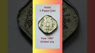 India 1 Paisa Coin (1967) | Indian Currency || United Joy