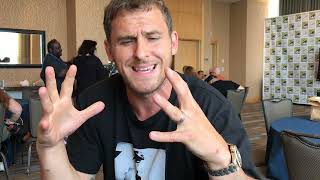 Jack Kesy talks to Horror News Network at SDCC about becoming Hellboy