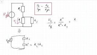 Belasteter Spannungsteiler