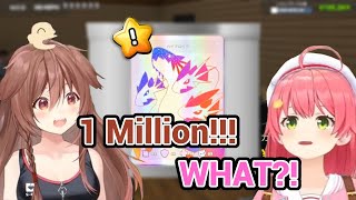 Korone Manage to Pull The 1 Million Card!!!