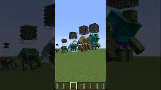 Anvils vs All Minecraft Mutant Zombies