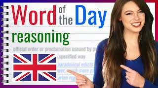 Word of the Day: REASONING