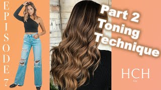 QUICK AND EASY DIMENSIONAL WARM BRUNETTE BALAYAGE: Episode 7 Part 2