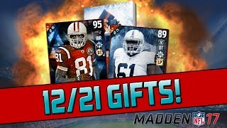 95 Overall Randy Moss! | Madden 17 Ultimate Team - 12/21 Gifts Breakdown