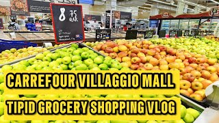 🇶🇦Qatar 2024|CARREFOUR VILLAGGIO MALL|TIPID GROCERY SHOPPING VLOG with PRICES|Lucy Pagalan