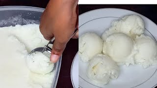 vanilla ice cream only 3ingredient|no cream no condensed ||jalaato ice cream fudud cano ka sameynay