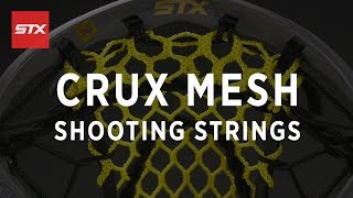 STX Crux Mesh Pocket Stringing Tutorial - Shooting Strings