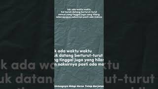 Untungnya Hidup Harus Tetap Berjalan - Bernadya #liriklagu #lyrics #music #song #musik #lirikvideo