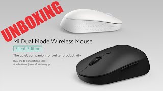 Mi Dual Mode Wireless Mouse Silent White - UNBOXING