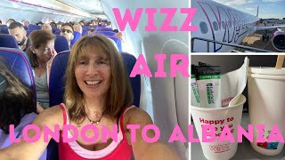 TRIP REPORT: WIZZ AIR BUDGET AIRLINE REVIEW, LONDON TO TIRANA, ALBANIA - AIRBUS A321 NEO