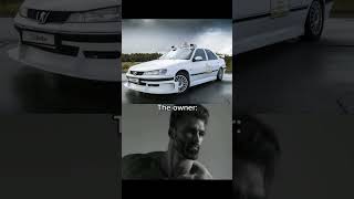 the car the owner meme (peugot edition)