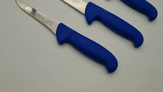 F DICK ErgoGrip Knife Blue 3 Pc Set