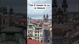 #Top 5 Things To Do In #Prague #czechia