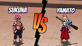 Sukuna Vs Yamato jujutsu kaisen x one piece fights / mugen