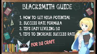 BLACKSMITH GUIDE | ALL ABOUT BS CRAFT | 10 menit langsung paham BS Craft [Toram Online]