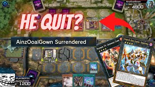 Rhongo gives this dirty Eldlich player a taste of his own medicine (Yu Gi Oh MasterDuel trolling)