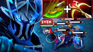 Swift Blink + Daedalus Sven 900GPM 32Kills Insane Burst Damage Dota 2