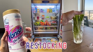 Organized Home 🏡 Satisfying Cleaning 🧹 Restocking 🧂 Tiktok Compilation ✨