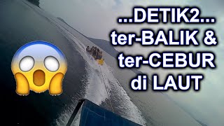 Sensasi Seru Naik Banana Boat di Pahawang Lampung