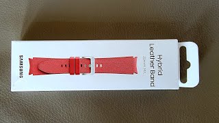 Samsung Galaxy Watch4 Classic Hybrid Leather Band (Red) - Unboxing & Hands-On