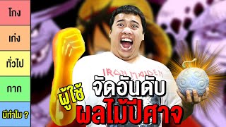 จัดอันดับ ผู้ใช้ผลไม้ปีศาจ คนไหนเก่งที่สุด !?