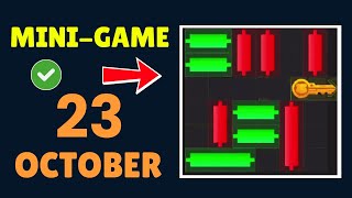 23 October 🔴Live Hamster Kombat Daily Mini-Game Puzzle Solved #hamstercombat #minigame