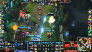 Fnatic Febiven Leblanc VS Elements Froggen Ahri Highlights   2015 EU LCS Spring W9D2