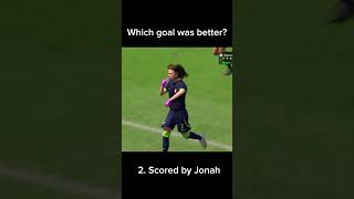 Which goal was better? #football #eafc #fifa23 #wouldyourather #challenge #funny #meme #soccer #fc24