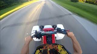 1996 Yamaha Banshee 350 Top Speed Run (GPS MPH)