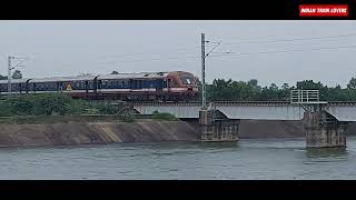 Demu Train Crossing Narmada river canal near Bodeli | Indian Train Lovers#indianrailways#indiantrain