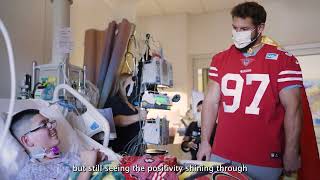 Lucile Packard Children's Hospital Stanford Gets Surprise Visit from San Francisco 49ers