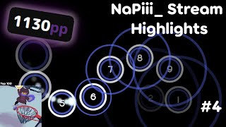 I JUST CHOKED 1100 PP??? | NaPiii_ Stream Highlights #4