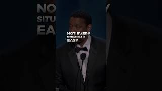 Not every situation is easy | Denzel washington #motivation #denzelwashingtonquotes #mindset