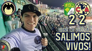 SUFIRMOS... PERO SOBREVIVIMOS! | LEÓN 2-2 AMÉRICA GOLES, REACCIONES Y COLOR AP23