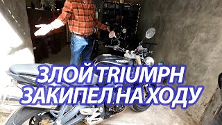 Triumph Street Triple 675: полная промывка системы охлаждения