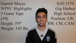 Garrett Mayes WPFC Highlights