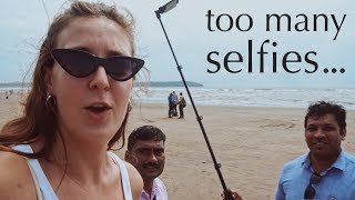 WHY DO THEY WANT A PHOTO WITH ME?!!? | Beach life in Goa