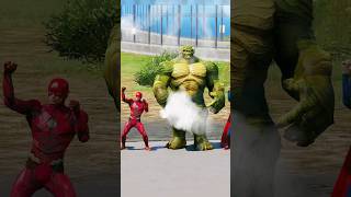 GTA V : Random flash Vs hulk superhero battle, who will win 🔥| #Shorts | #GTA5 | #Hulk